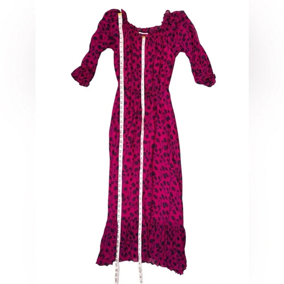 Diane von Furstenberg Womens Dress Silk Pink Berry Size Small - Picture 14 of 16
